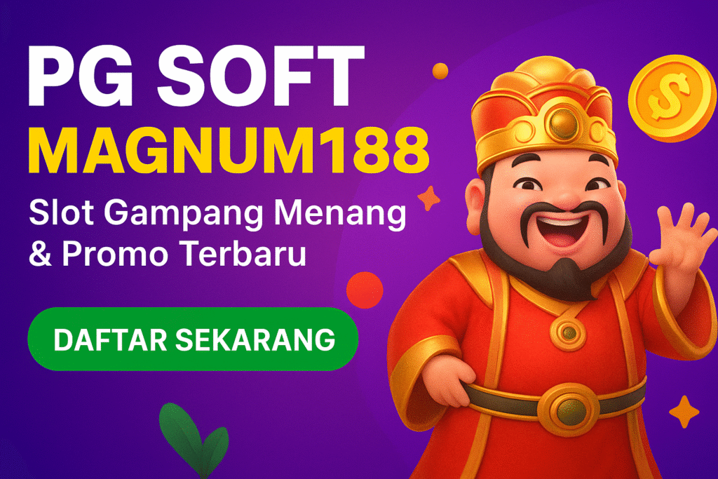 Banner Promo PG Soft MAGNUM188 Situs Slot Online Terbaik