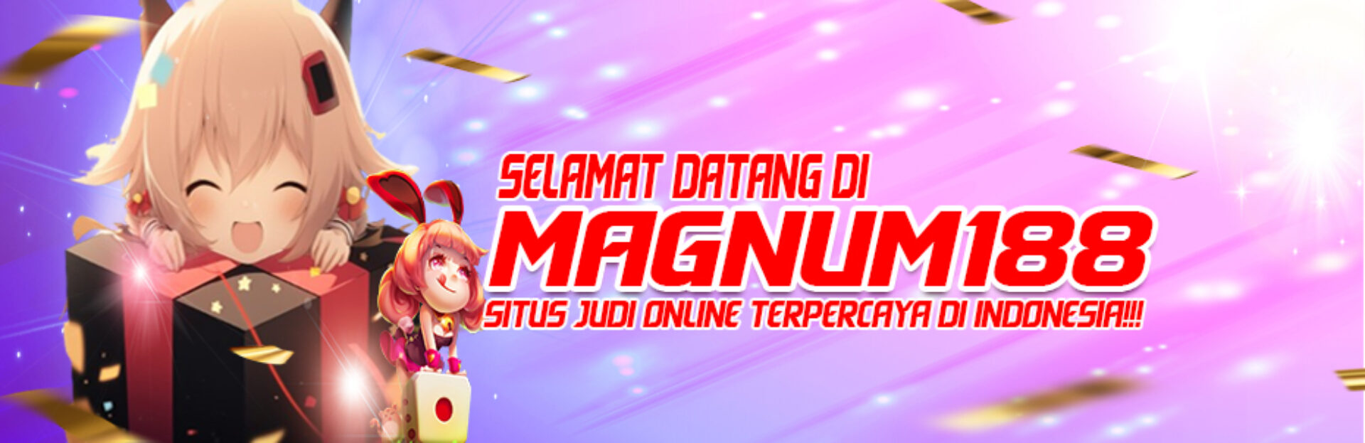 Banner Selamat Datang MAGNUM188 Situs Judi Online Slot Terpercaya Indonesia